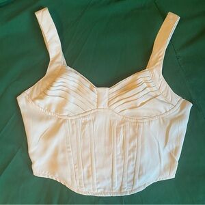Japna Cream Corset Top